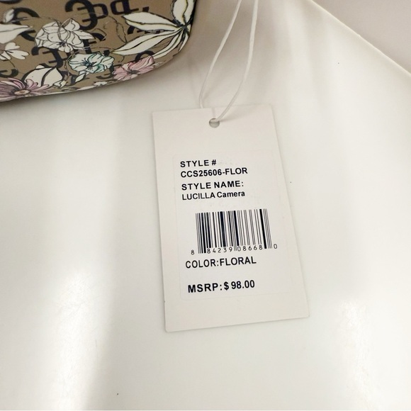 NWT Cavalli Class Lucilla Camera Floral Women's Zip Up Crossbody Purse - Picture 5 of 6